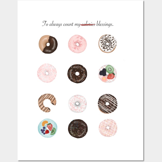 The Zero-calorie Donuts. Wall Art by croquis